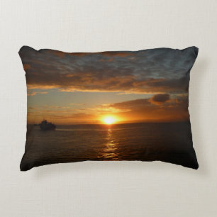 Almofada Decorativa Sol no Mar II - Capa de Mar Tropical