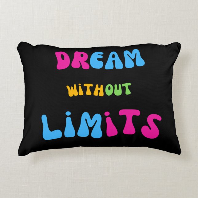 Almofada Decorativa sonha com novos travesseiros (Frente)