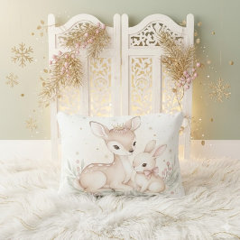 Almofada Decorativa Sonhos Suaves de Inverno – MerryMist Girls | Cervo