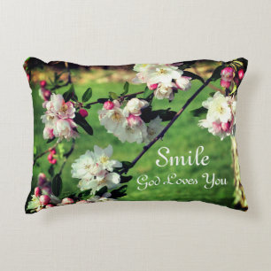 Almofada Decorativa Sorria Que Deus Te Ama Brilhante Inspiração