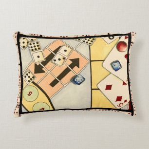 Almofada Decorativa Sorteio de Jogos de Chance