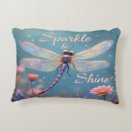 Almofada Decorativa Sparkle e Shine - Motivação Inspiracional