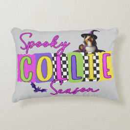 Almofada Decorativa Spooky Collie Halloween