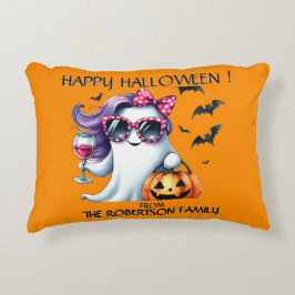 Almofada Decorativa Spooky Girly Ghost Halloween