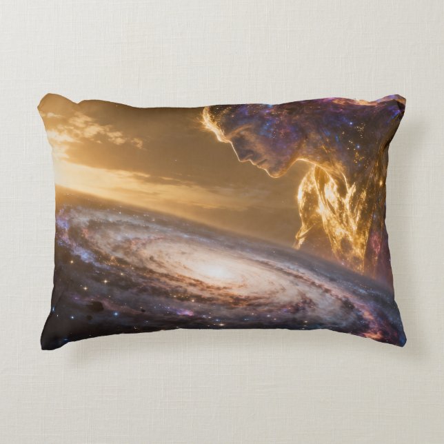 Almofada Decorativa Stellar Path – Journey Through the Universe´15 (Frente)