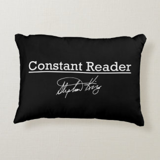 Almofada Decorativa Stephen King, leitor constante