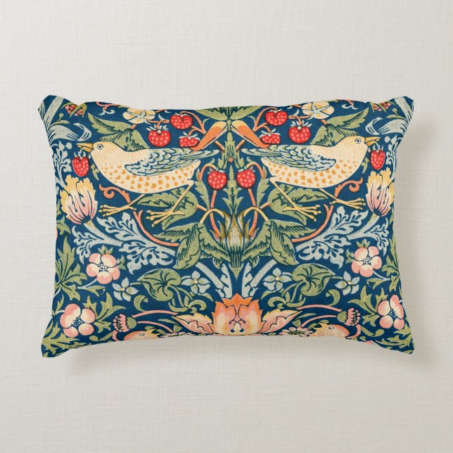 Almofada Decorativa Strawberry Thief ,Famous Painting (Frente)