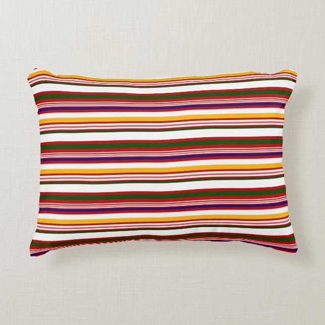 Almofada Decorativa Stripes Horizontais de Doces (Frente)