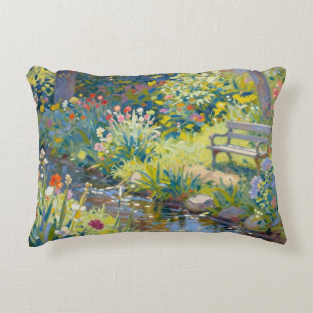 Almofada Decorativa Summer Creek Flowers  (Frente)