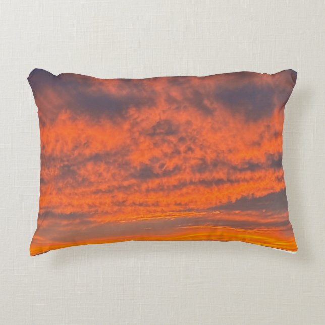 Almofada Decorativa Sunset on Fire (Frente)