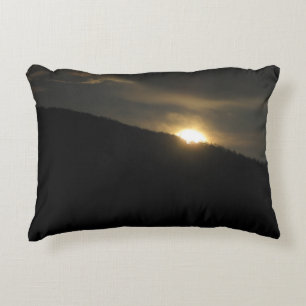 Almofada Decorativa Super Lua sobre Washington Mountain