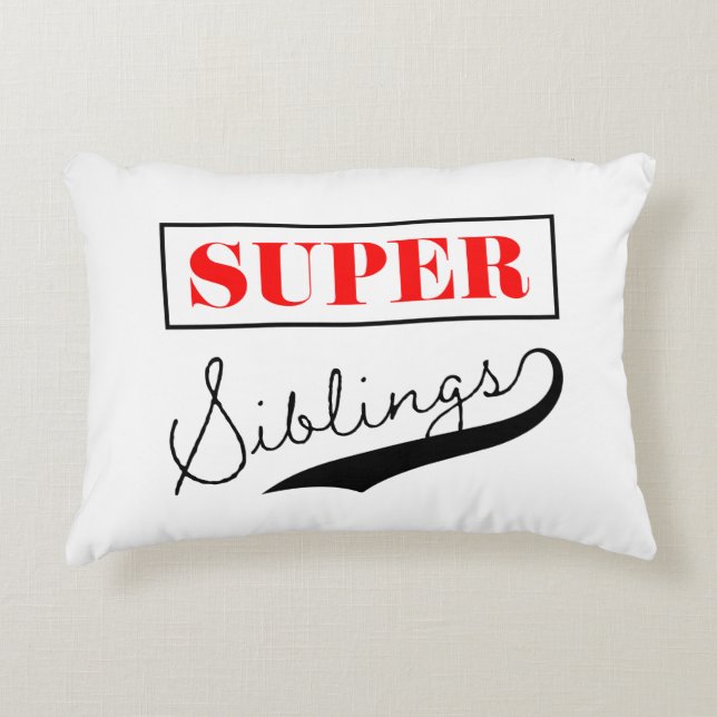 Almofada Decorativa Super Sibling (Frente)