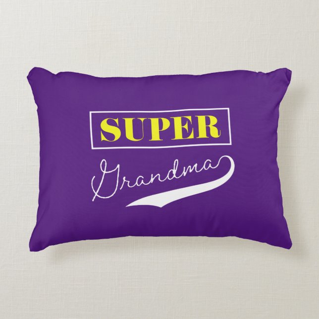 Almofada Decorativa Super vovó (Frente)