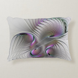 Almofada Decorativa Surreal Shy Beauty Modern Abstrato Fractal Art