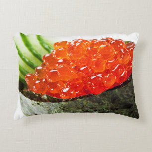 Almofada Decorativa Sushi de Ikura (ovas Salmon) Gunkan Maki