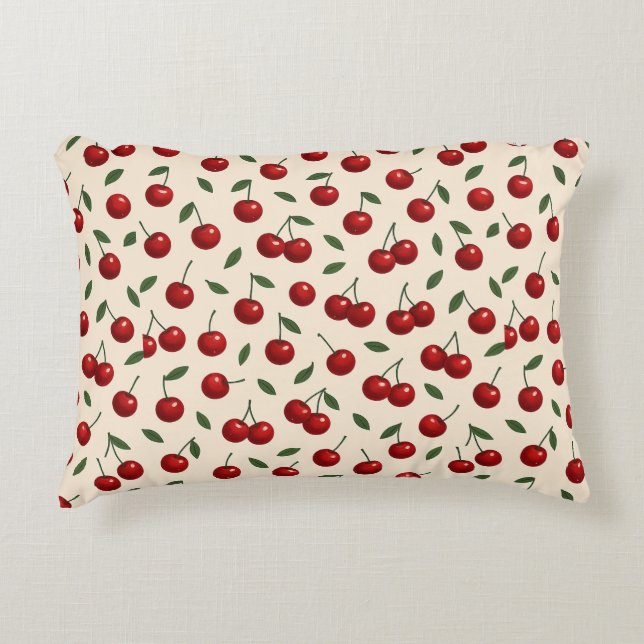Almofada Decorativa 🍒✨Sweet Cherry Minimal Collectio (Frente)