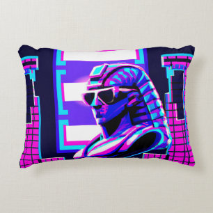 Almofada Decorativa Synthwave Pharaoh