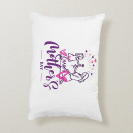 Almofada Decorativa T-shirt Happy Mother day Girf 