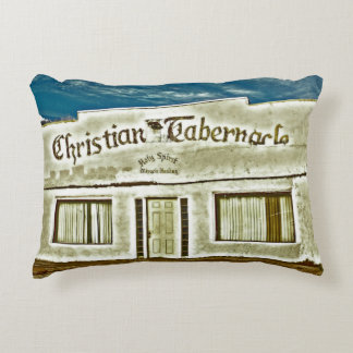Almofada Decorativa Tabernáculo Cristão Milagre de Cura do Espírito Sa