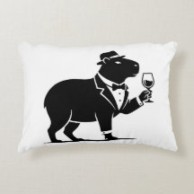 Tacaça de Vinho Capivara Engraçada Minimalista Mod