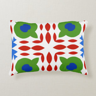 Almofada Decorativa Talavera mexicana ornamentado tradicional. Desenho