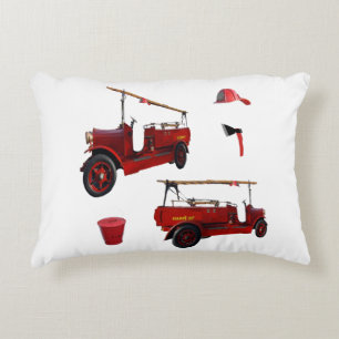 Almofada Decorativa Tampa de Machado de Caminhão de Bombeiros Antigos,