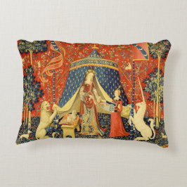 Almofada Decorativa Tapeçaria Medieval Lady e O Unicórnio: Arte France
