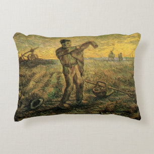 Almofada Decorativa Tarde - Fim do Dia de Vincent van Gogh