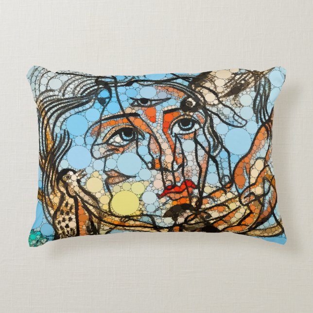 Almofada Decorativa Tarin, Infinity Dots by After Francis Picabia (Frente)