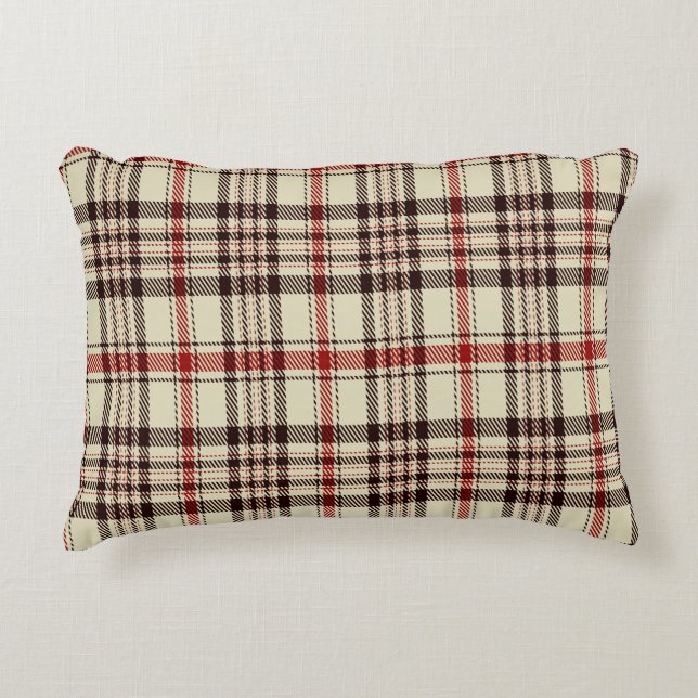 Almofada Decorativa Tartan Brown (Frente)