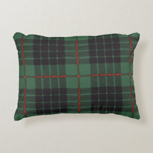 Almofada Decorativa Tartan do Scottish da xadrez do clã de Gunn