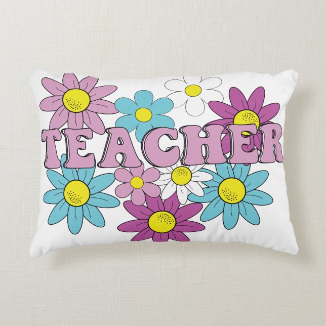Almofada Decorativa Teacher pillow, Pillow for teacher (Frente)