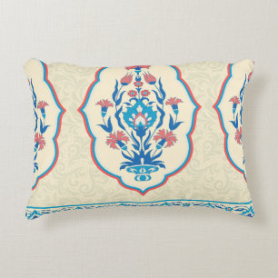 Almofada Decorativa Tecido Étnico Floral: Elegância Invisível