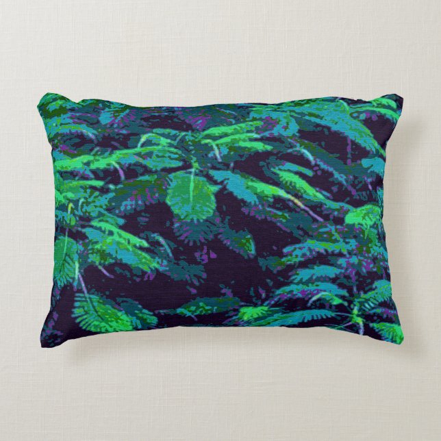 Almofada Decorativa Tecido Tropical (Frente)