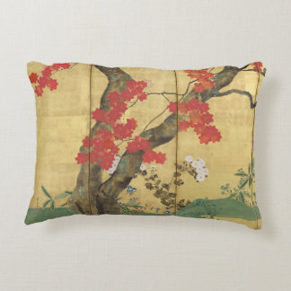 Almofada Decorativa Tela Cherry and Maple Trees-Hōitsu