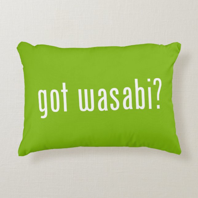 Almofada Decorativa tem o wasabi? (Frente)