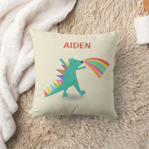 Almofada Decorativa Tema Dinossauro para Menino