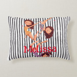 Almofada Decorativa Tema do circo Decor Acrobat para Enfermeira, Menin