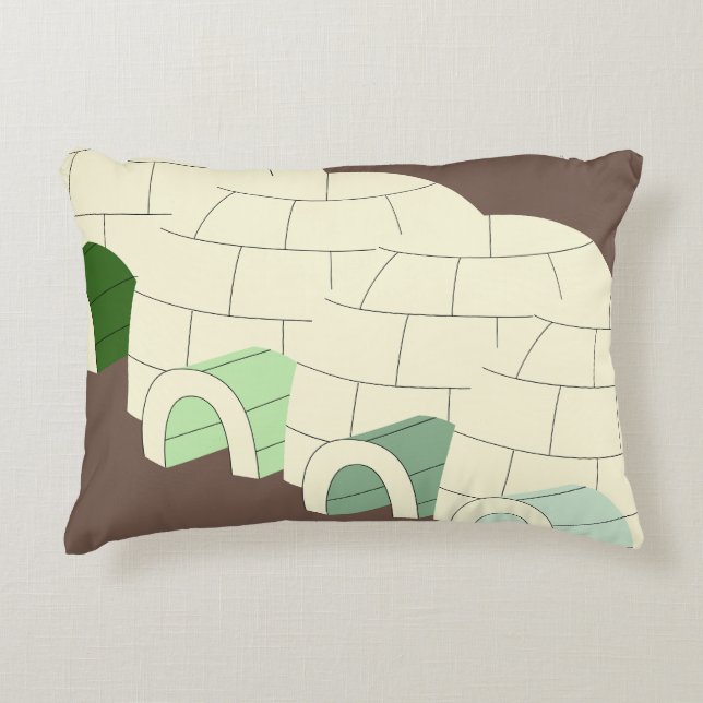 Almofada Decorativa Temas Igloo (Frente)