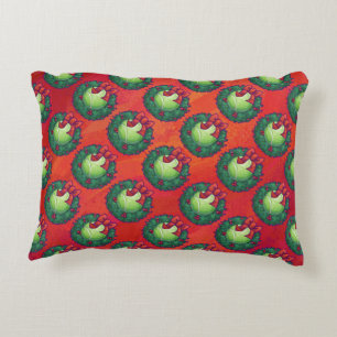 Almofada Decorativa Tênis Ball in Wreath on Red