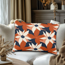 Terracotta White Floral Elegante