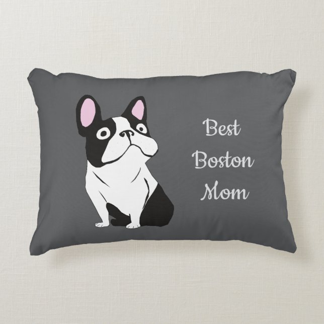 Almofada Decorativa Terrier de Boston (Frente)