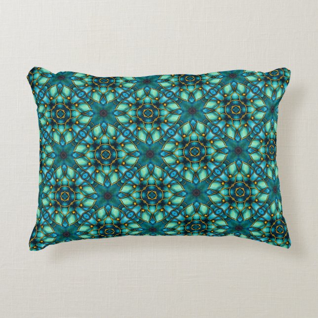 Almofada Decorativa Tesouros de Turquesa (Frente)