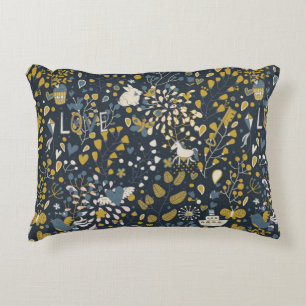 Almofada Decorativa Teste padrão abstrato do vintage
