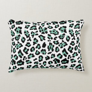 Almofada Decorativa Teste padrão animal do impressão do leopardo pre