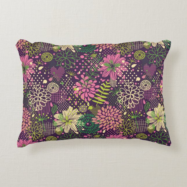 Almofada Decorativa Teste padrão brilhante (Frente)