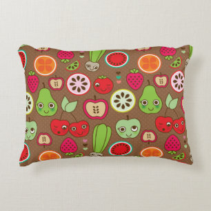 Almofada Decorativa Teste padrão da cozinha da fruta