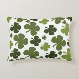 Almofada Decorativa Teste padrão do trevo de quatro folhas