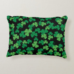 Almofada Decorativa Teste padrão do trevo do dia do St. Patricks