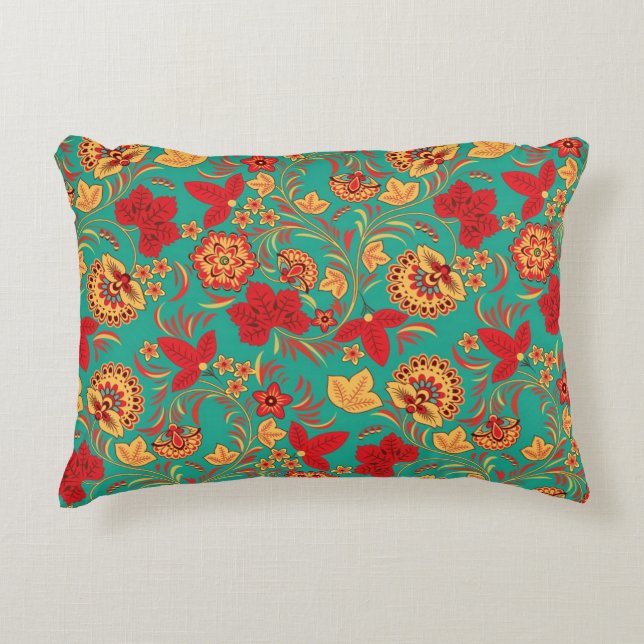 Almofada Decorativa Teste padrão floral 2 (Frente)